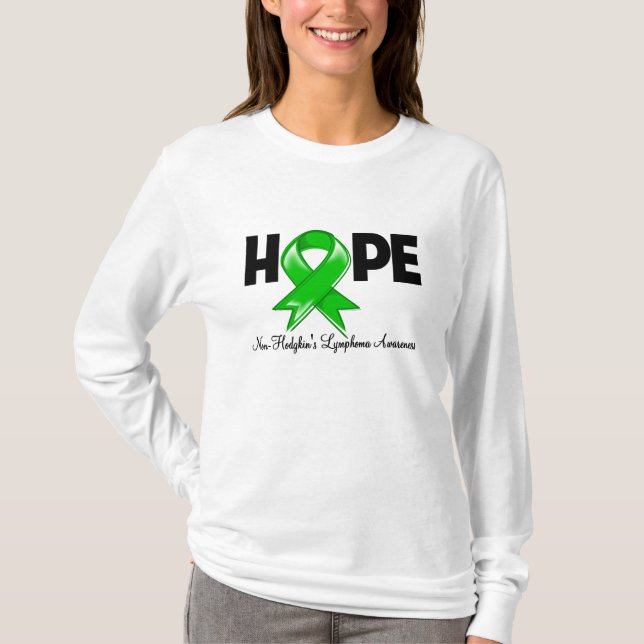 Hope Non-Hodgkin's Lymphoma Awareness T-Shirt (Front)