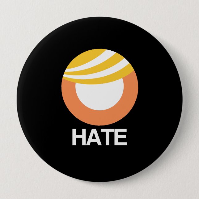HOPE (Obama) vs. HATE (Trump) Button (Front)