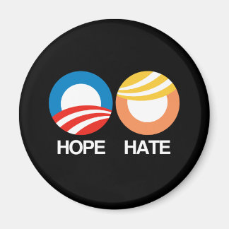 HOPE (Obama) vs. HATE (Trump) Magnet
