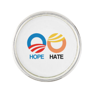 HOPE (Obama) vs. HATE (Trump) Pin