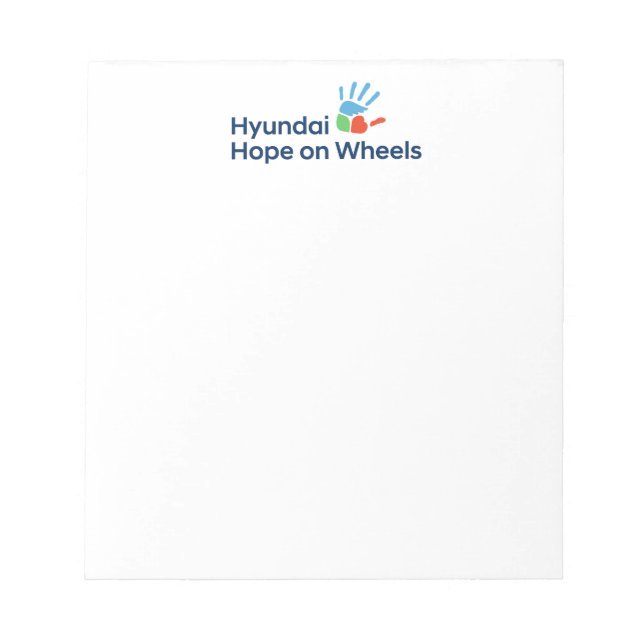 Hope on Wheels Notepad (Front)