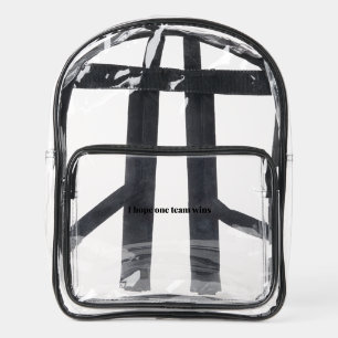 Hope One Team Wins Clear Stadium Backpack