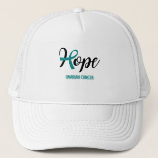 HOPE/ OVARIAN CANCER/ AWARENESS UNISEX TRUCKER HAT