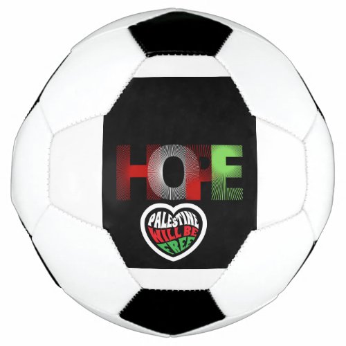 hope_Palestine_will_free Soccer Ball