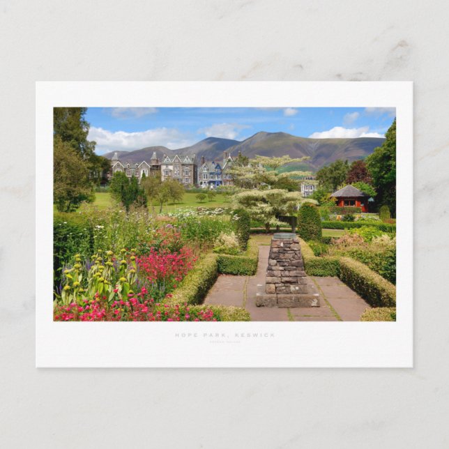 Hope Park, Keswick Postcard (Front)