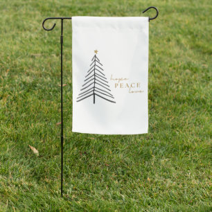 hope peace love. Christmas Holiday Garden Flag 