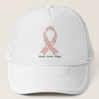 Hope Peach Awareness Ribbon Trucker Hat