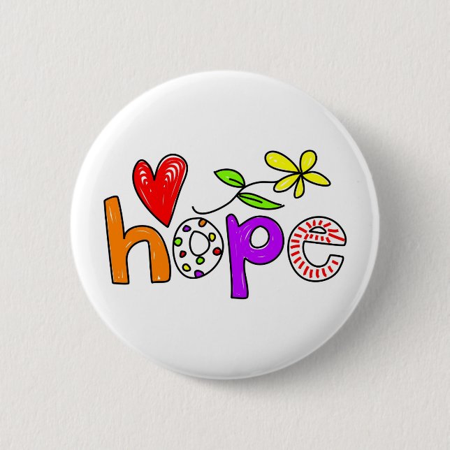 Hope Pinback Button (Front)
