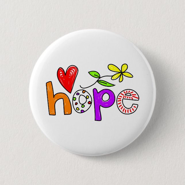 Hope Pinback Button (Front)