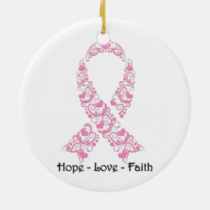 Breast cancer awareness ribbon survivor gift suncatcher ornament pink breast cancer ribbon suncatcher gifts under 20 window hanging decor