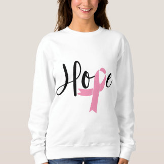 Hope Pink Ribbon Breast Cancer Awareness Sweatshirt