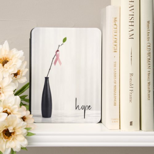 Hope Pink Ribbon on a Twig Kindle Cover