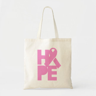 Hope Pink Ribbon Tote Bag