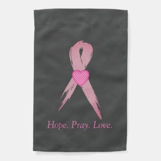 Hope.Pray. Love. Breast Cancer Awareness  Garden Flag