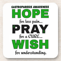 Hope Pray Wish...Gastroparesis Coaster