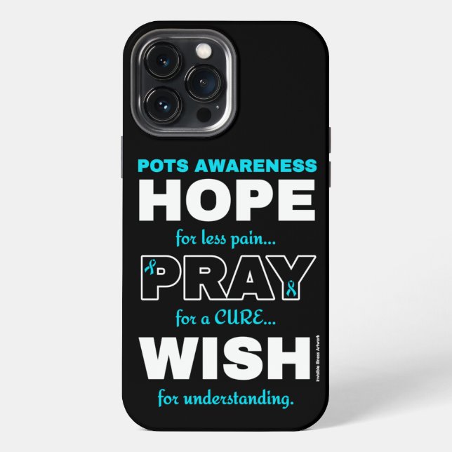 Hope Pray Wish...POTS Iphone Case (Back)