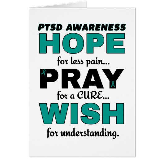 Hope Pray Wish...PTSD Cards (Front)