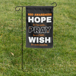Hope Pray Wish...RSD Garden Flag