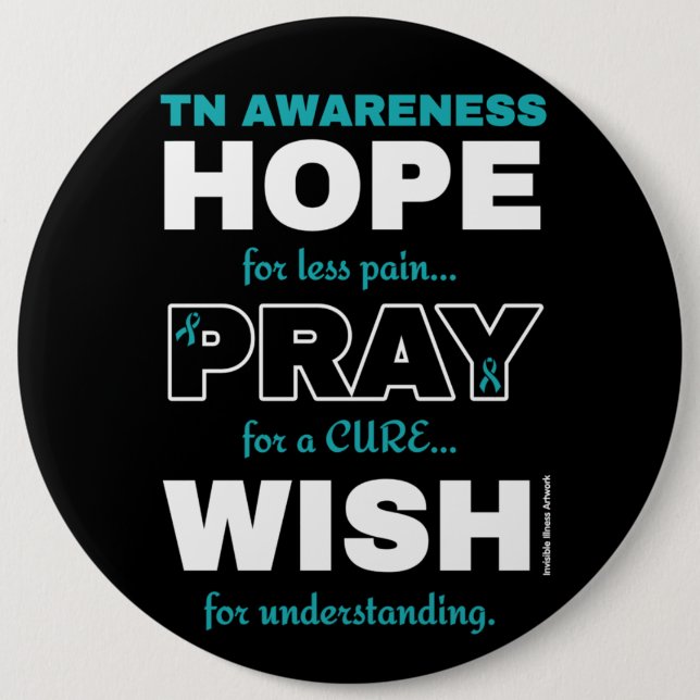 Hope Pray Wish...TN Pinback Button (Front)