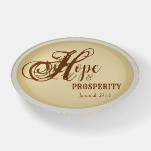 Hope & Prosperity - Jeremiah 29:11 Paperweight