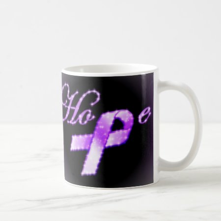 Hope Purple Ribbon Awareness Mug