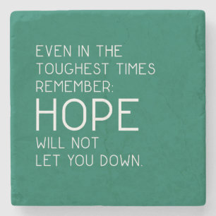 Hope Quotes Stone Coaster
