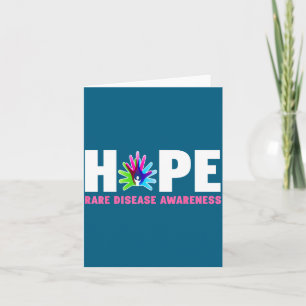 Hope Rare Disease Awareness Shirt - Rare Disease D Card