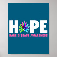 Hope Rare Disease Awareness Shirt - Rare Disease D
