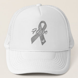 Hope Ribbon - Brain Cancer Trucker Hat