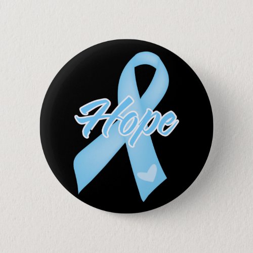 Hope Ribbon _ Prostate Cancer Button