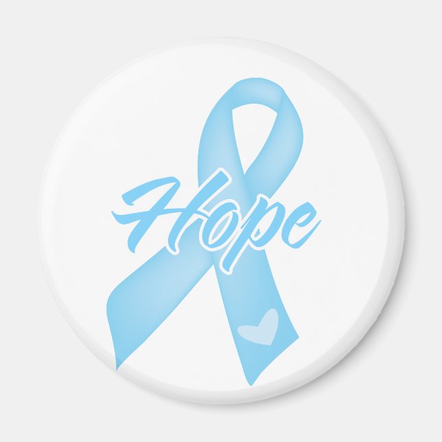 Hope Ribbon - Prostate Cancer Magnet (Front)