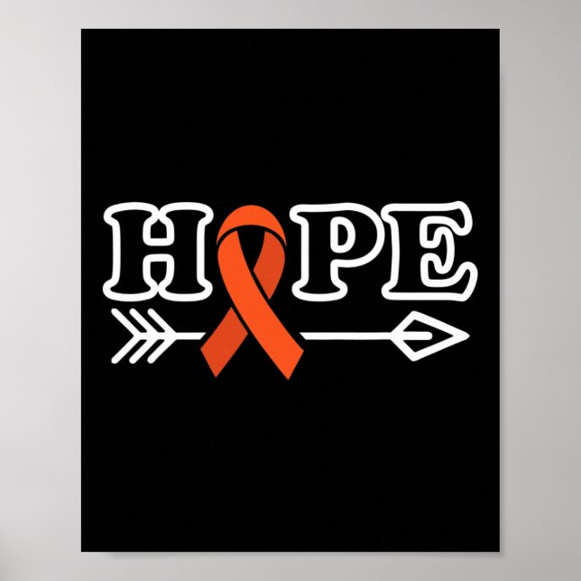 Hope Rsd Crps Complex Regional Pain Syndrome Aware Poster (Front)