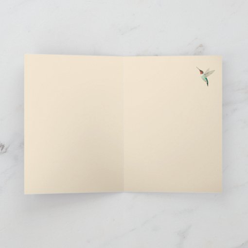 Hope Ruby-throated Hummingbirds Card | Zazzle