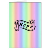 Hope scroll on rainbow (Front)