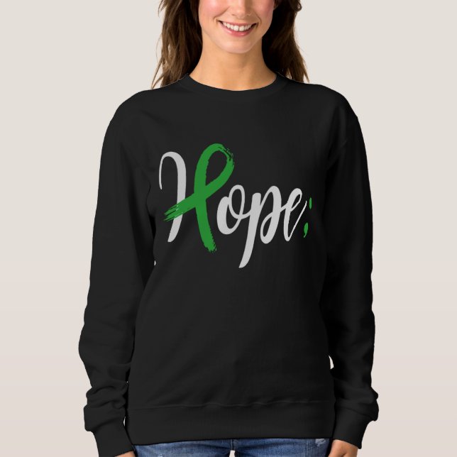 Hope Semicolon Mental Health Awareness Month Suppo Sweatshirt (Front)