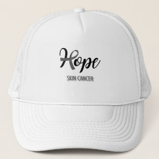 HOPE/ SKIN CANCER/ AWARENESS UNISEX TRUCKER HAT