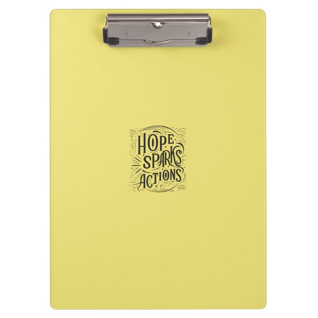 Hope Sparks Actions Clipboard (Front)