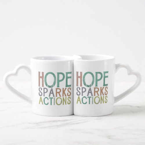Hope Sparks Actions Coffee Mug Set