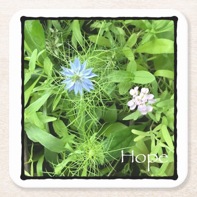 Hope Square Paper Coaster (Front)