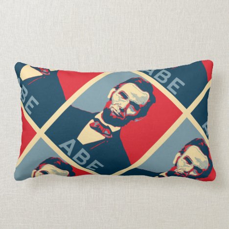 Hope Style Lincoln Portrait Lumbar Pillow