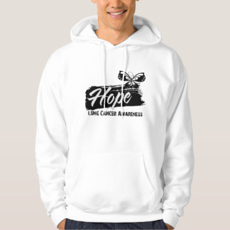 Hope Tattoo Butterfly Lung Cancer Hoodie