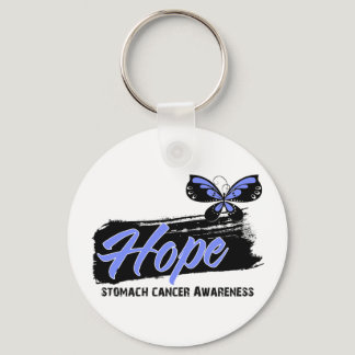 Hope Tattoo Butterfly Stomach Cancer Keychain