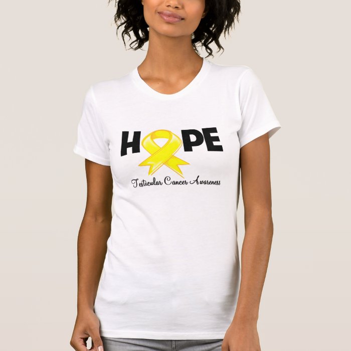 Hope Testicular Cancer Awareness Tshirts