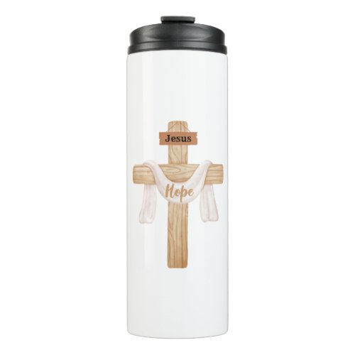 Hope The Old Rugged Cross Thermal Tumbler