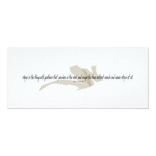Hope, The Thing With Feathers Card