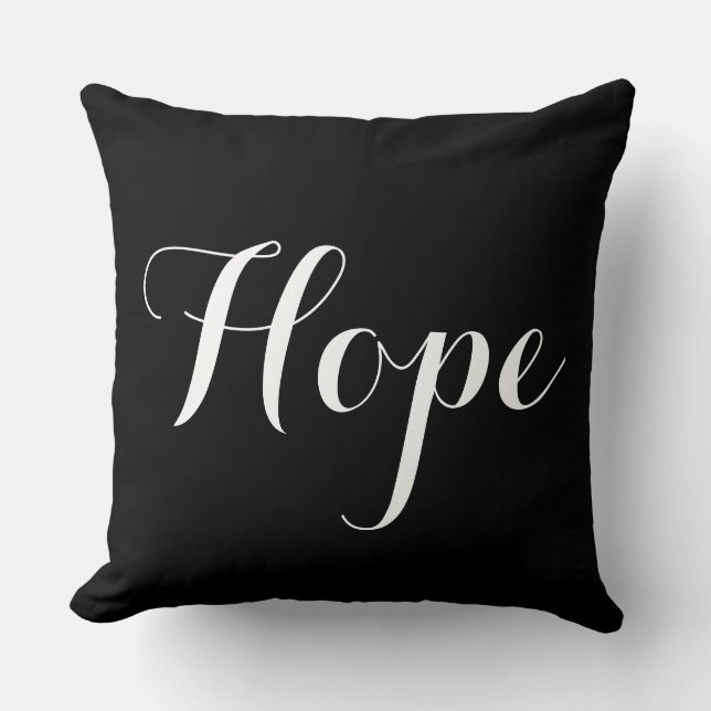 Hope Throw Pillow (Front)
