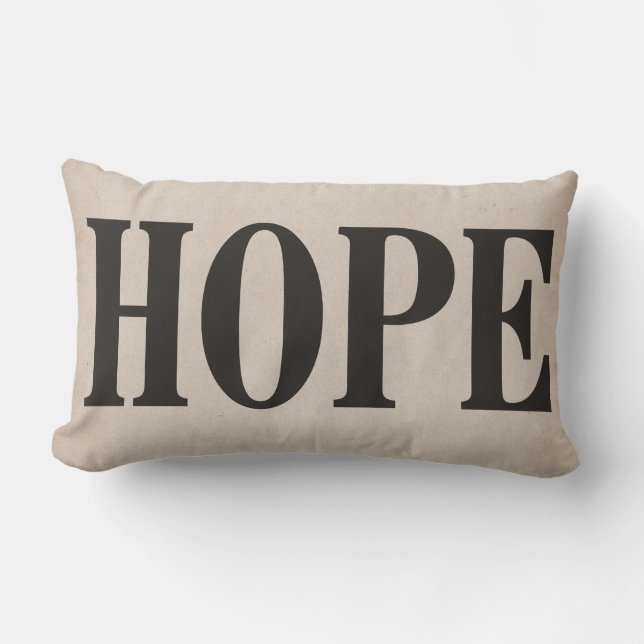 Hope Throw Pillow (Front)