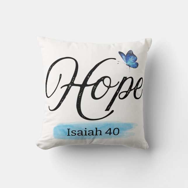 Hope Throw Pillow (Front)