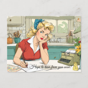 Hope to hear from you soon! Postcard