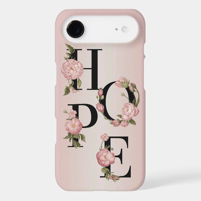 HOPE Vertical Typography Case-Mate iPhone Case (Back)